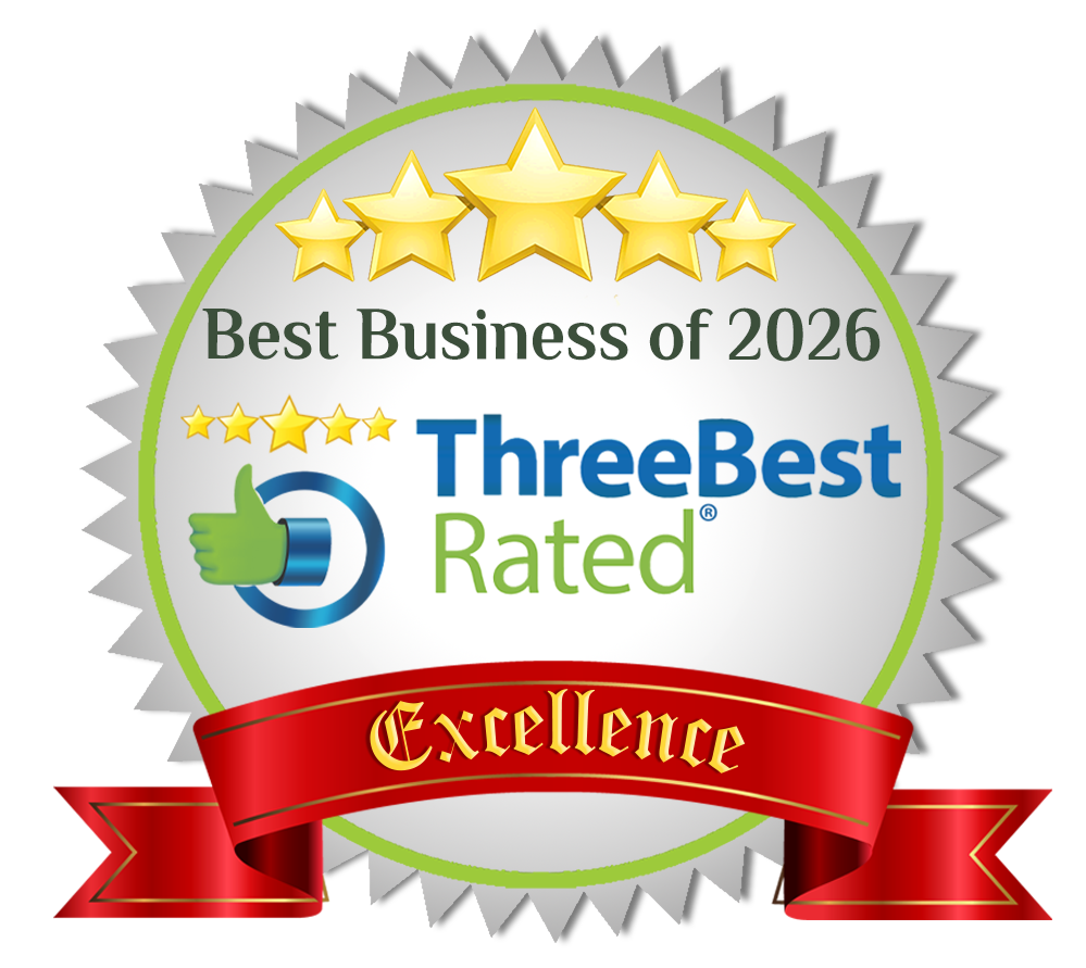 Three Best Rated® Award Seal - Best Business of 2026